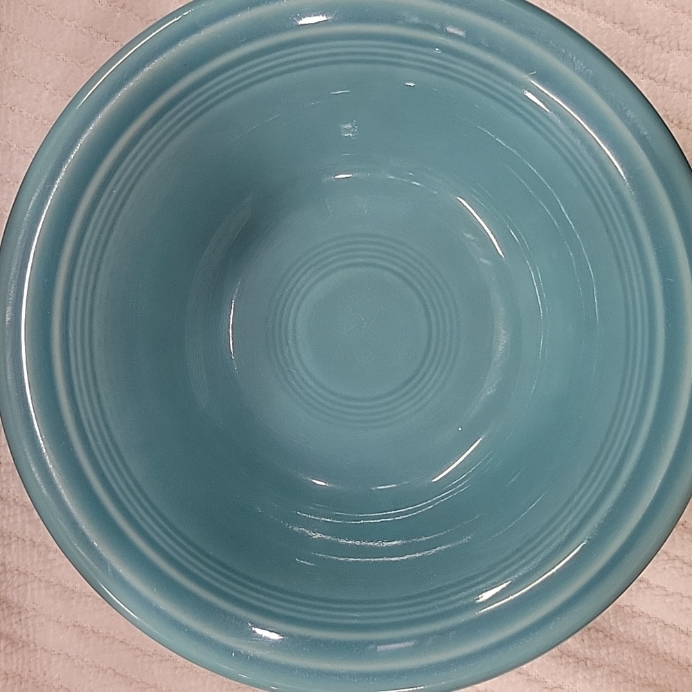Fiesta 6 1/2 Inch Stackable Cereal Bowl 11 OZ Turquoise
